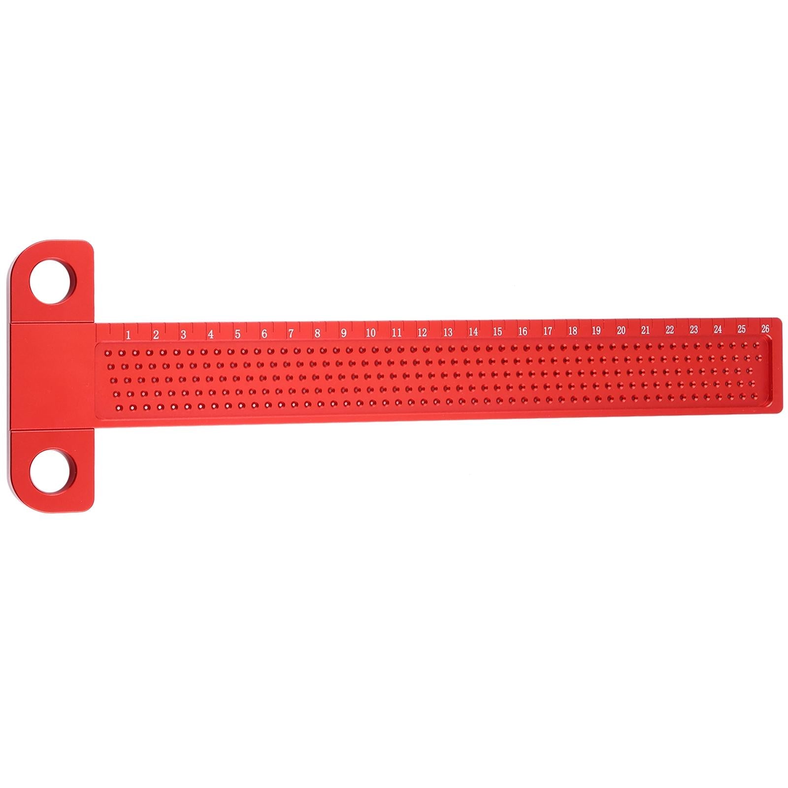 V562-2078651240DBT-202508271430-00 Woodworking T-shaped Hole Marking Ruler - T160 - Image 1