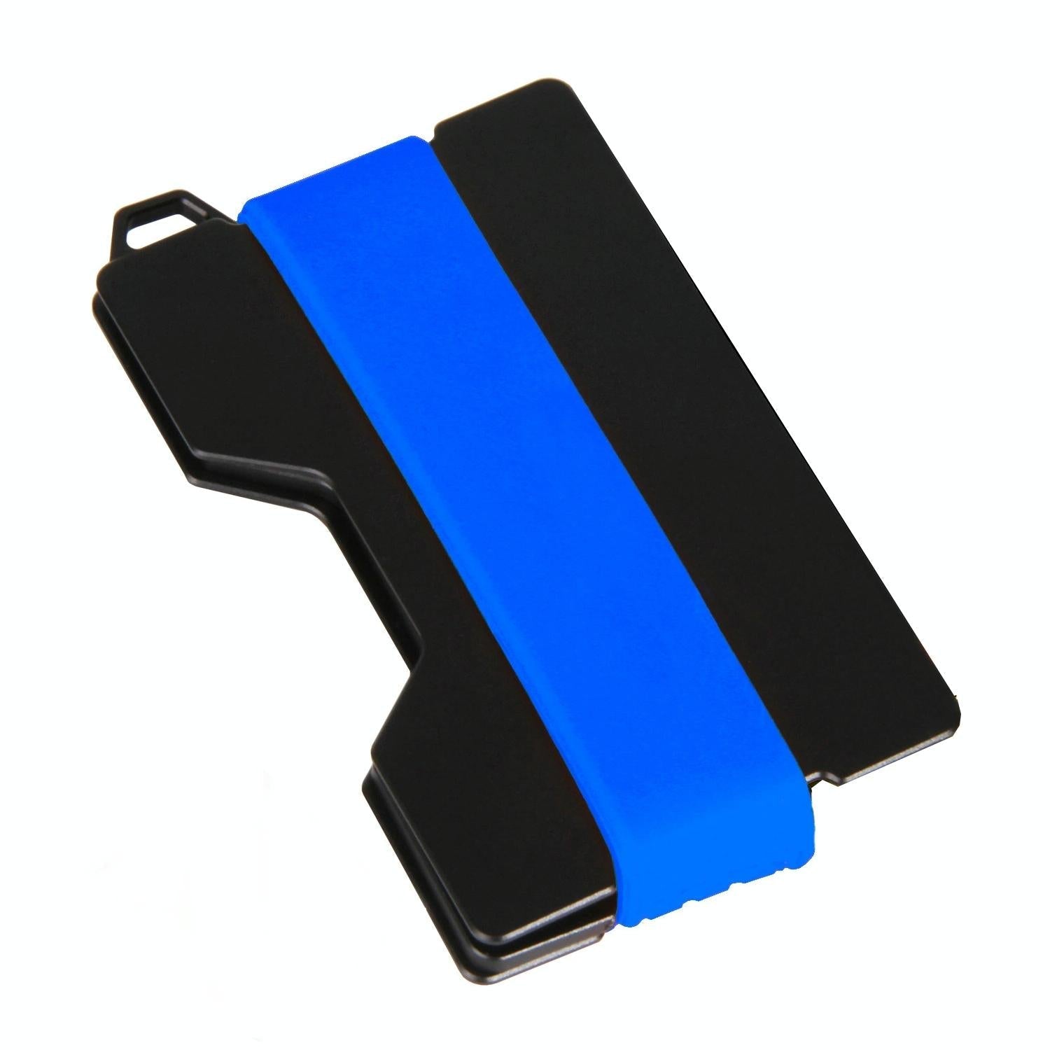 V562-2083547850DBT-202508280020-00 Rfid Card Holder & Edc Wallet Anti Theft Aluminum Alloy Blue - Image 1