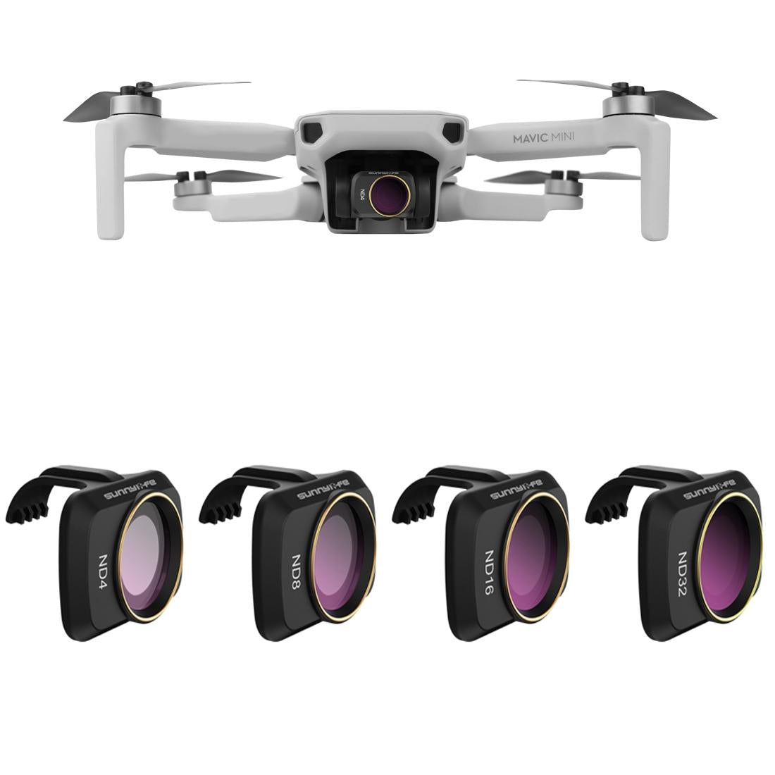 V562-280700ADE-202508272140-00 4-in-1 Drone Lens Filter for Dji Mavic Mini / Mini 2 - Mm Fi9256 - Image 1