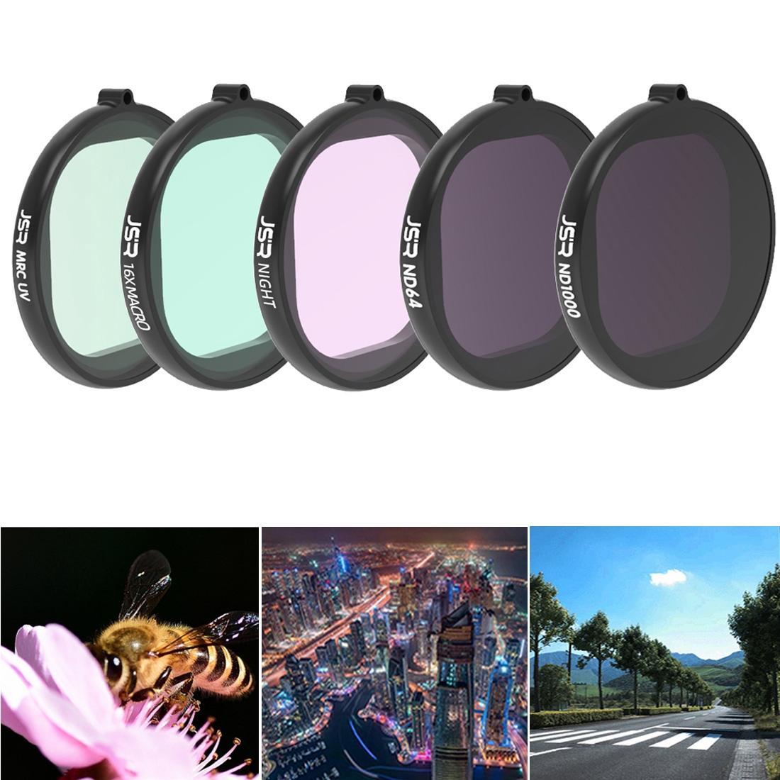 V562-2891ACD-202508272021-00 5-in-1 Round Housing Lens Filter for Gopro Hero8 - Image 1