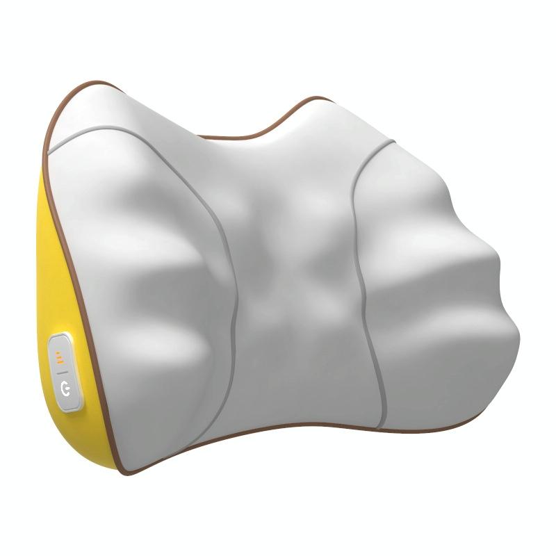 V562-3021234060DBT-202508292104-00 Portable Lumbar And Neck Massager For Car Gray Charging Model - Charging Model Yellow - Image 1