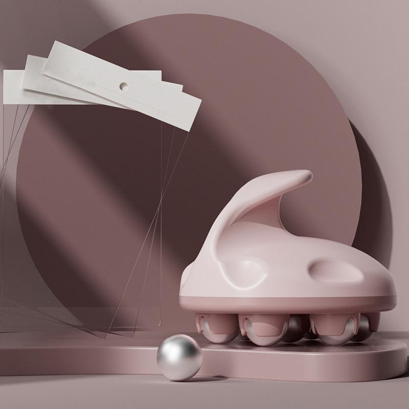 V562-3037342060DBT-202508280741-00 Abdominal Ball Meridian Massager Pink Steel Ball Calf Muscle Relaxation Fits Most Brands - Image 1
