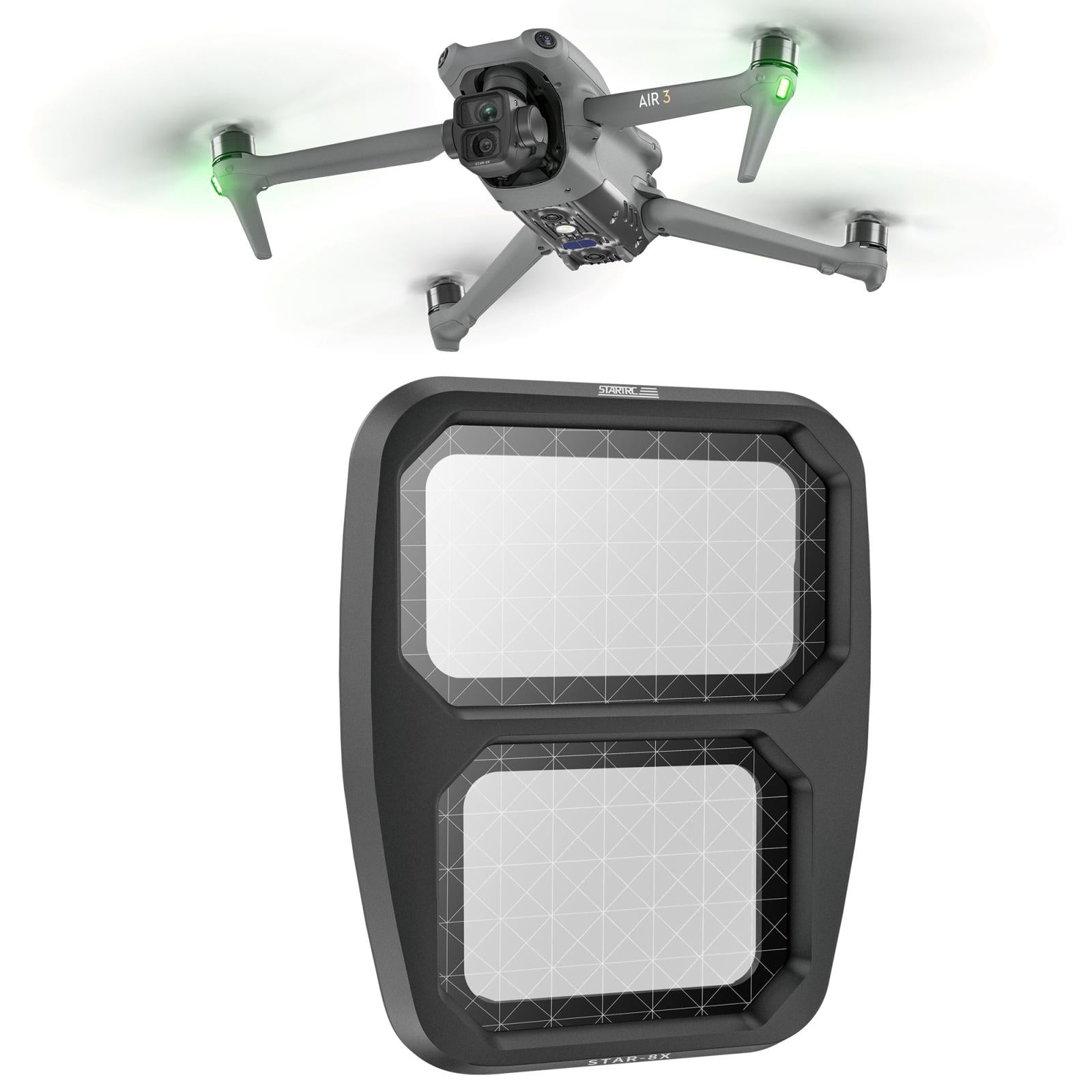 V562-305231500ADE-202508290425-00 Versatile 4-in-1 Lens Filter for Dji Air 3 Drone - For Dji Air 3 Star - Image 1