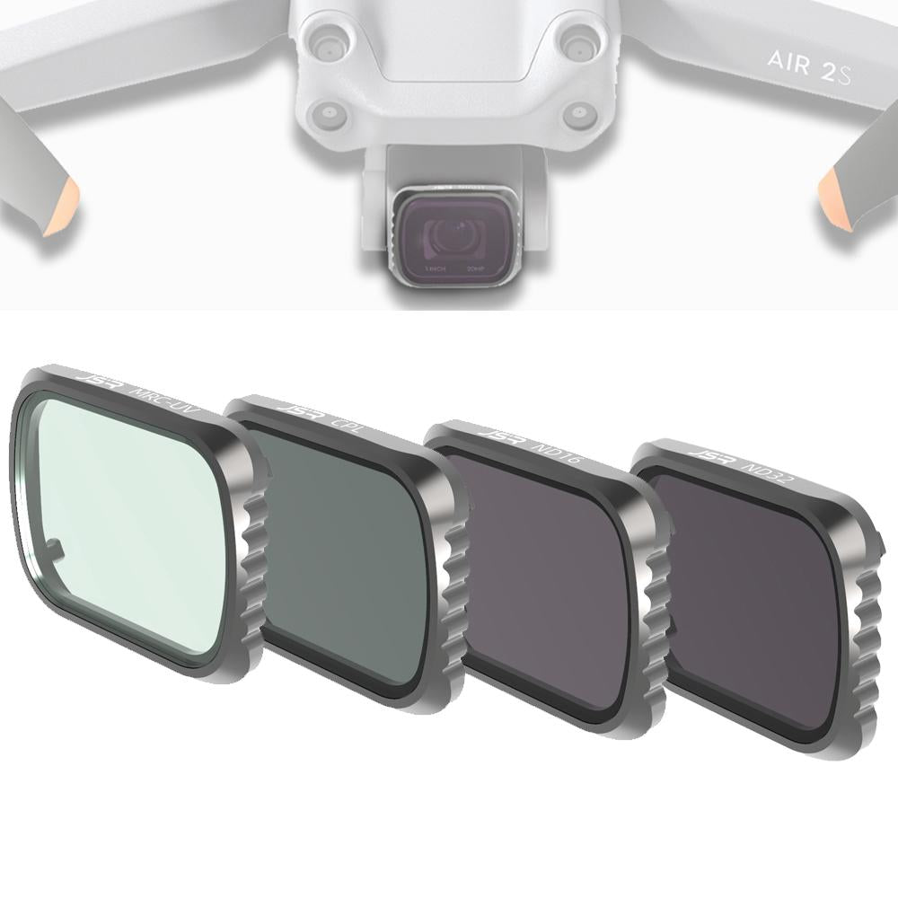 V562-3820POD-202508272141-00 4-in-1 Aluminum Lens Filter for Dji Air 2s - Image 1
