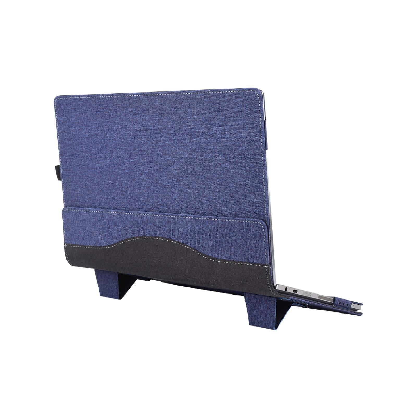 V562-4001581060DBT-202508272145-00 15.6 Inch Multifunctional Laptop Case With Stand - Blue Pu Leather - Image 1