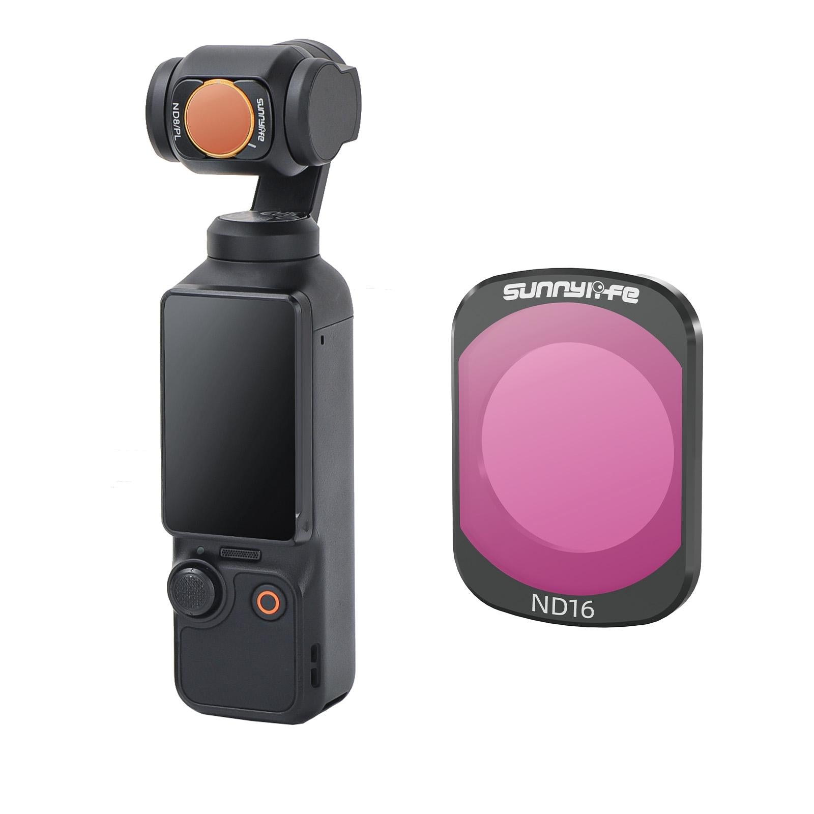 V562-406899600ADE-202508290410-00 Sunnylife 3 In 1 Nd16 Camera Lens Filter For Dji Osmo Pocket No Gimbal Reset - Nd16 - Image 1