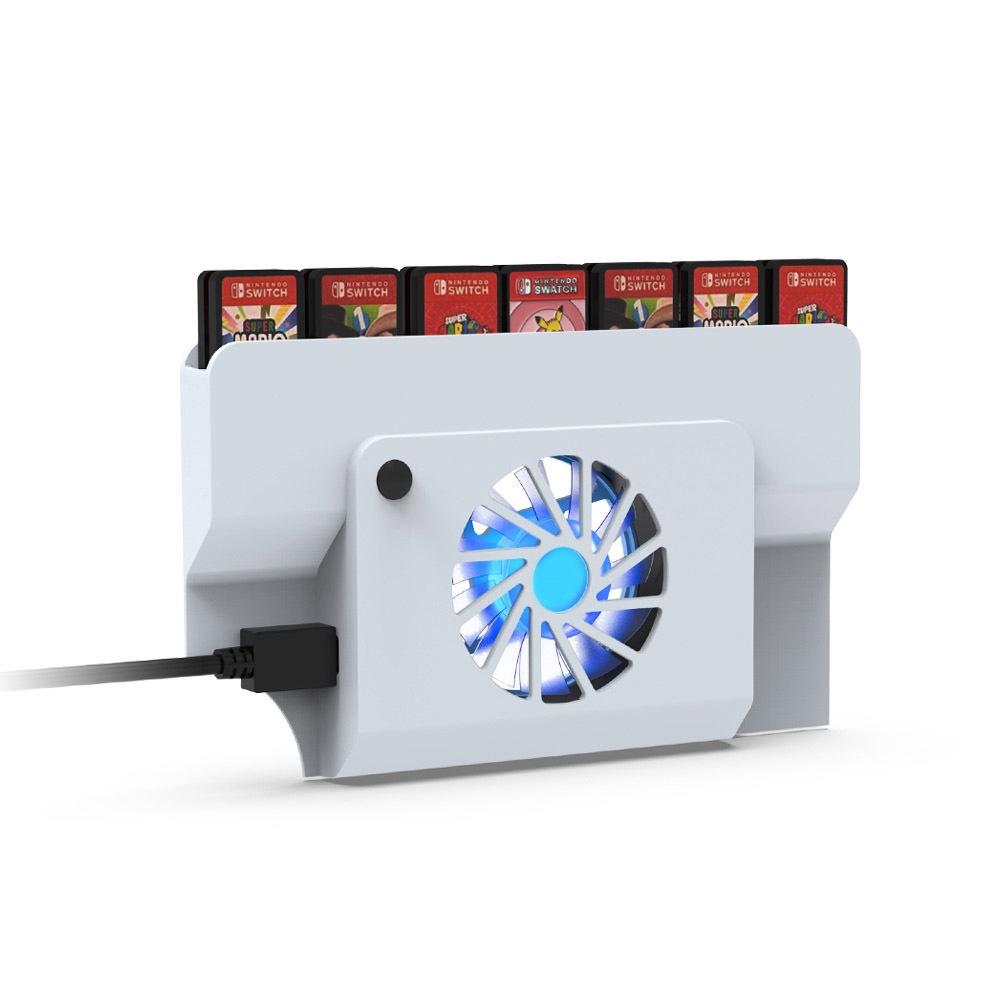 V562-43232060DBT-202508271840-00 Oled Cooling Fan with Storage Slot for Switch - Compact Design - Image 1