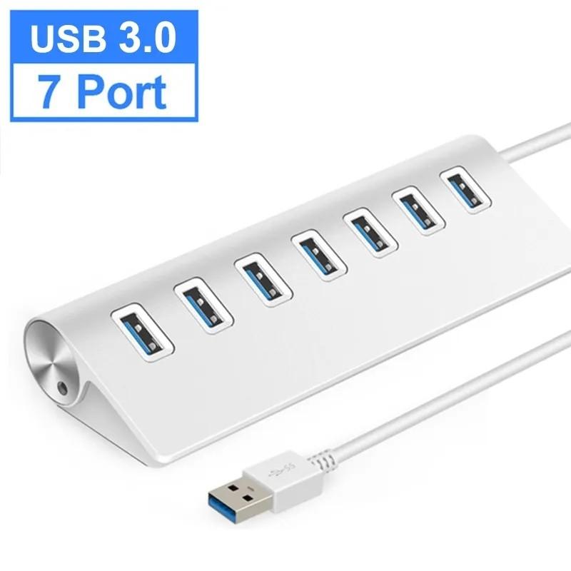 V562-4401200AYS-202508280621-00 7-Port Usb 3.0 Hub With High-Speed 5Gbps - Image 1