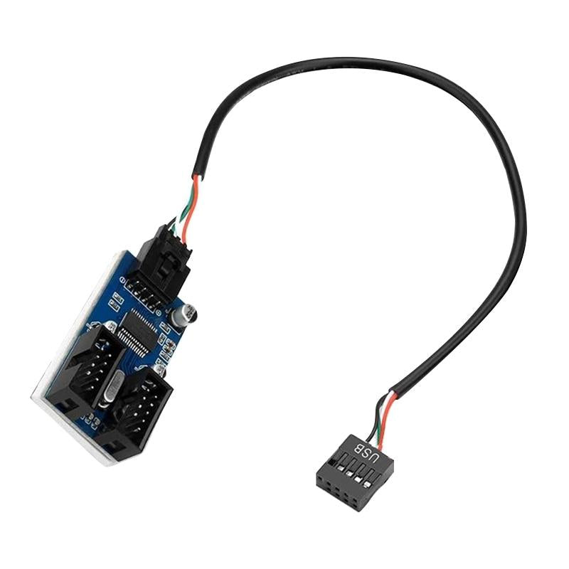 V562-4412CP-202508280347-00 9-Pin Usb2.0 Hub Adapter With Splitter - Image 1