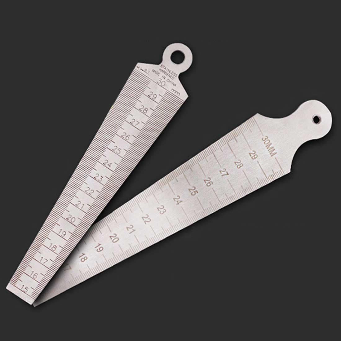 V562-4636PTE-202508271625-00 Stainless Steel Taper Gauge for Measuring Wedge Gaps 15-30mm - Image 1