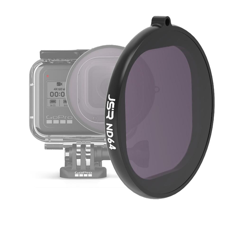 V562-4791ACD-202508272215-00 Round Housing Filter for Gopro Hero8 - Nd64 Lens - Image 1