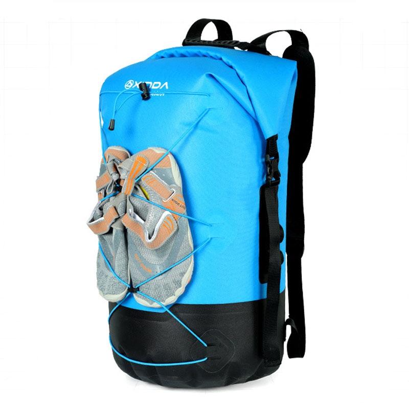 V562-5032805060DBT-202508290031-00 Waterproof Outdoor Stream Tracing Backpack Black 16L - Blue-26L - Image 1
