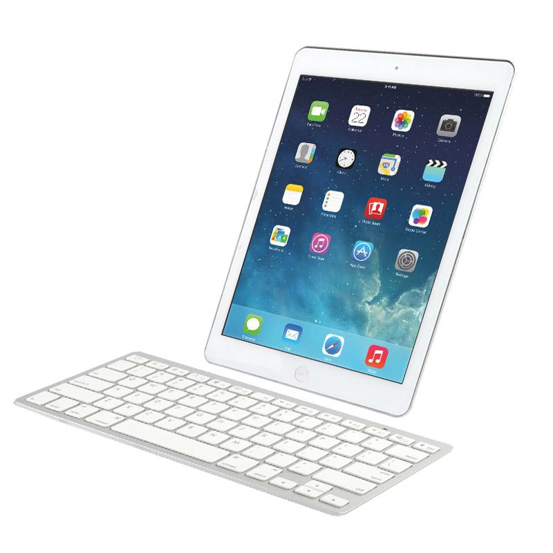 V562-5050-DAPI-S-202508272221-00 Ultra-Thin Bluetooth Keyboard For Ipad Air / Mini Iphone Ps3 - White - Image 1