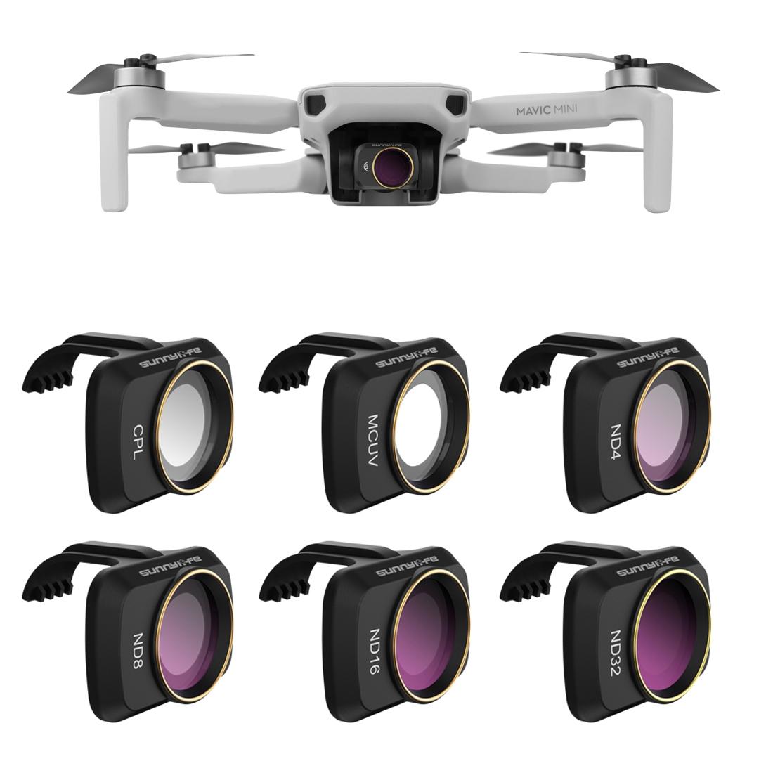 V562-580700ADE-202508272225-00 6-in-1 Drone Lens Filter for Dji Mavic Mini / Mini 2 - Mm Fi9258 - Image 1