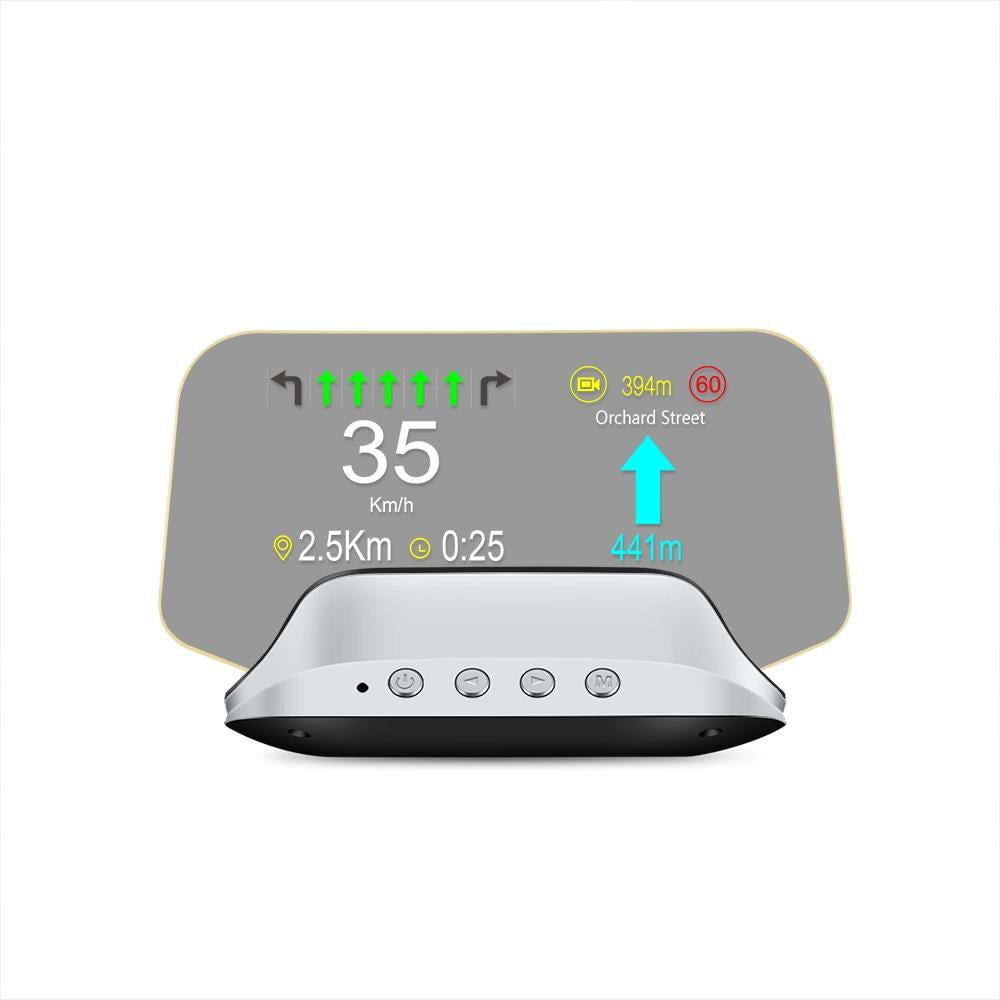 V562-5880100ADE-202508272246-00 Car Head Up Display Hud Overspeed Temp Voltage Engine Failure Fatigue Reminder Navigation - Image 1