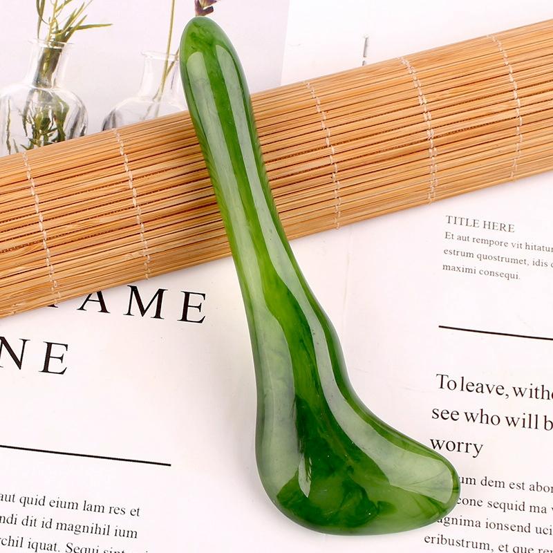 V562-6117291750DBT-202508272331-00 Facial Tendon Stick For Massage And Acupuncture Resin Scraping Sheet Beauty Tool - Image 1