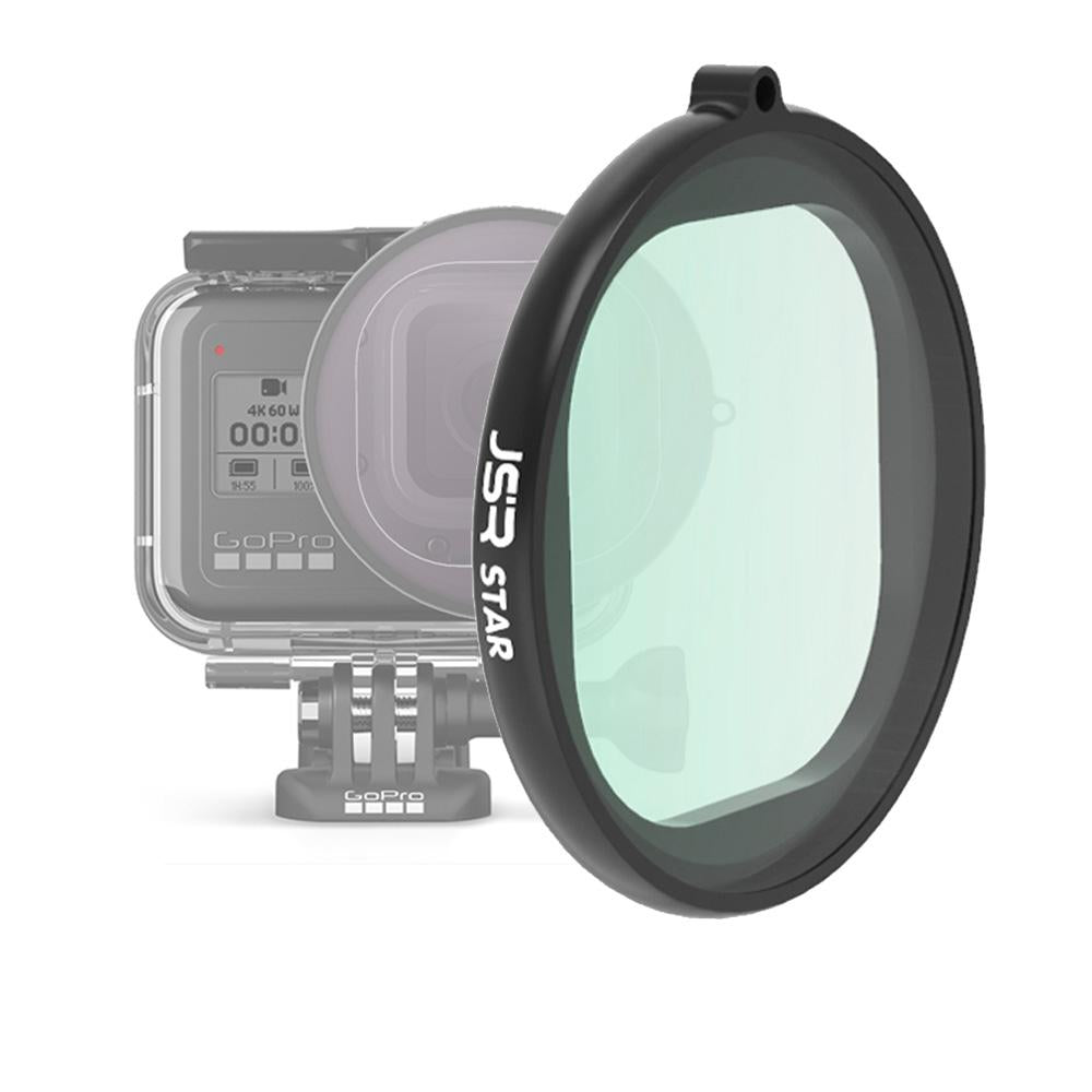 V562-6791ACD-202508272135-00 Round Housing Star Effect Lens for Gopro Hero8 - Image 1