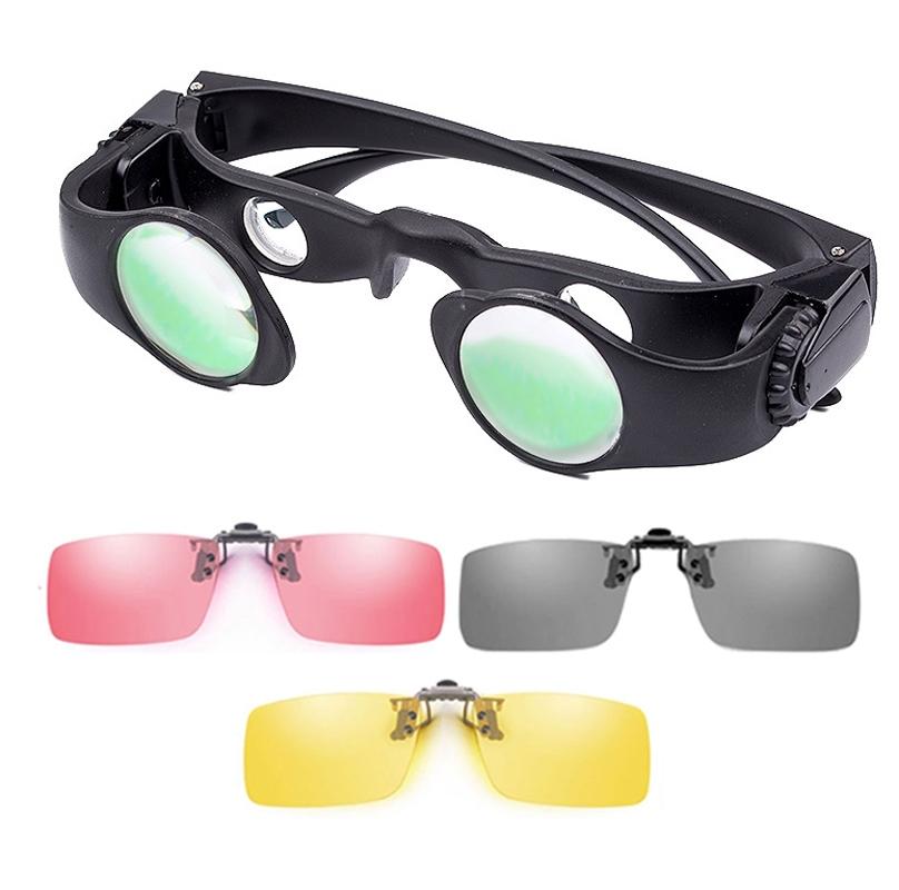 V562-8015422060DBT-202508271517-00 Zoomable Fishing Binoculars - Three-colour Clip 8x Magnification - Image 1