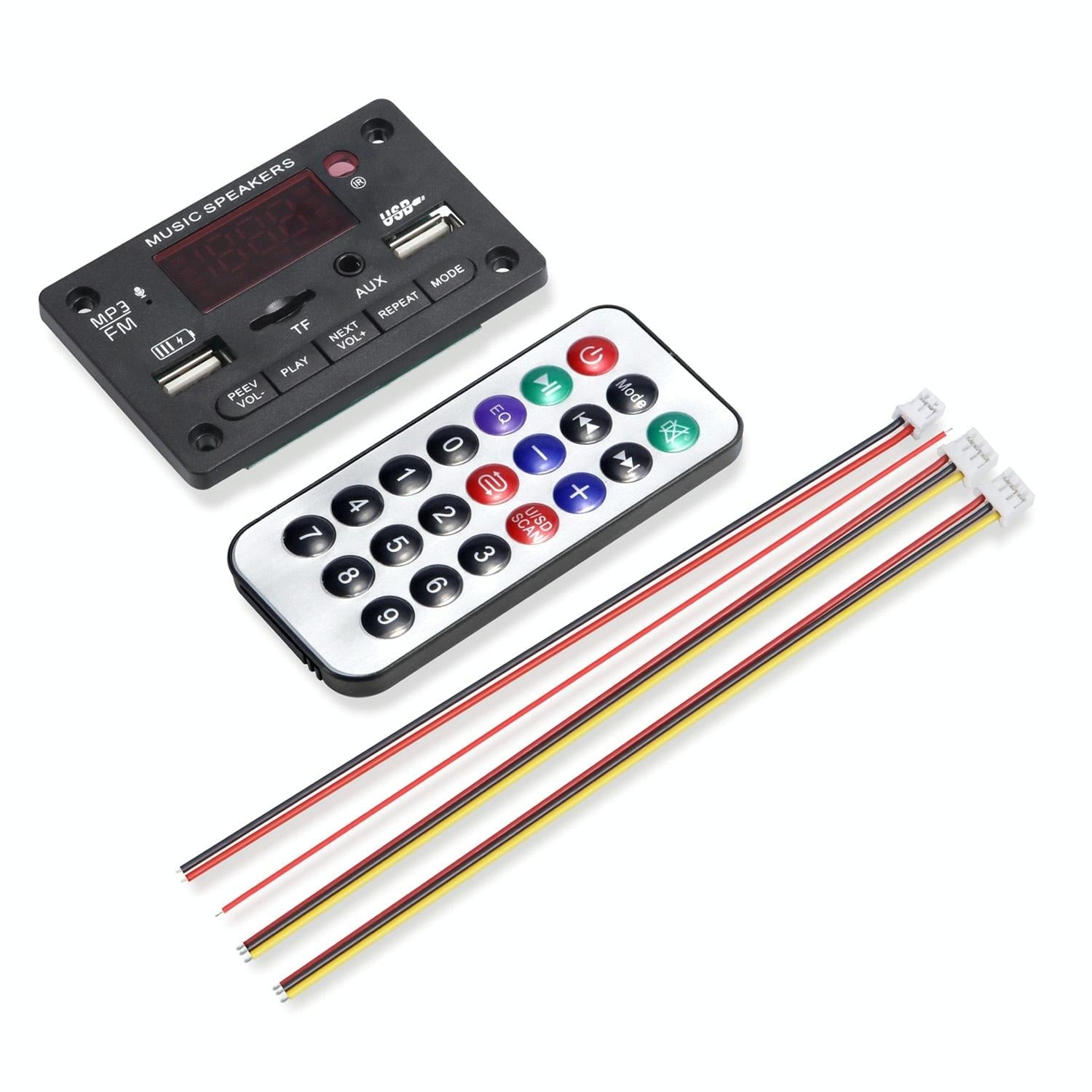 V562-8967100ADE-202508271742-00 12V Car Mp3 Player Board With Fm Radio Usb Bluetooth Remote Recording - Image 1