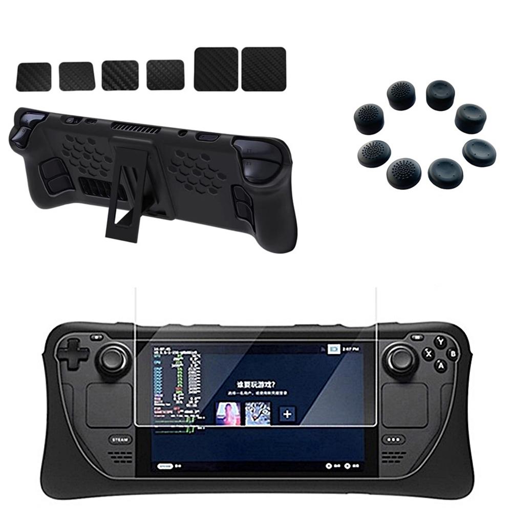 V562-9421THC-202508271536-00 Steam Deck Silicone Case Set with Holder - Protect your Console - Image 1