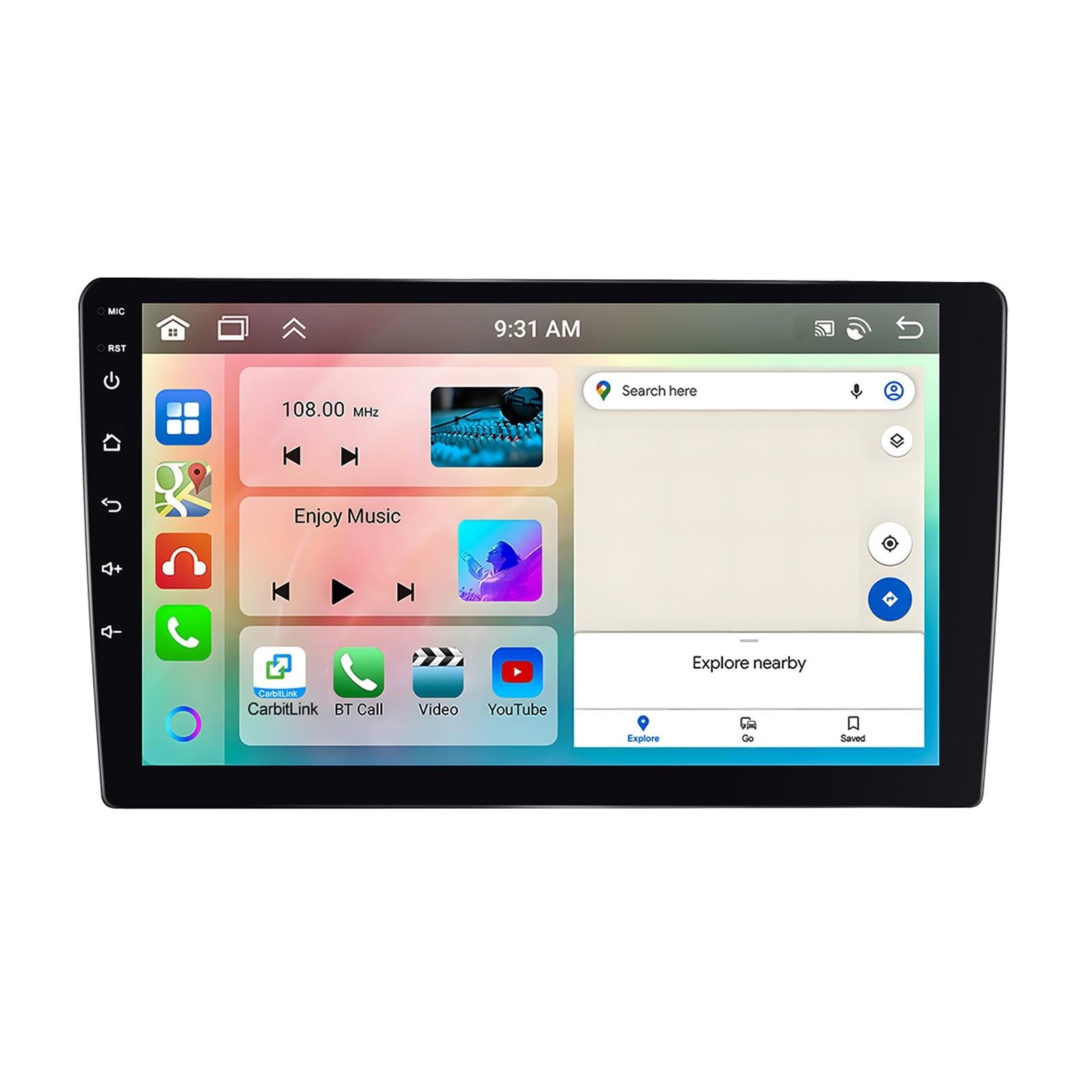 V562-A1000964060DBT-202508282335-00 6 + 128G Android Car Bluetooth Player With Gps Navigation - Standard 7 Inch - Image 1
