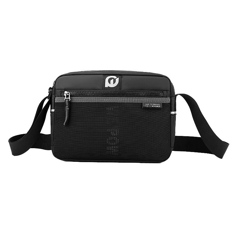 V562-A1008884060DBT-202508290946-00 Men Nylon Crossbody Satchel For Outdoor Use - Black - Image 1