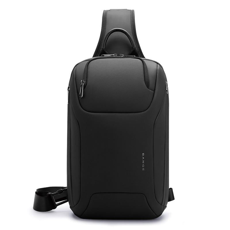 V562-A1015855060DBT-202508282330-00 Men Chest Bag Business Shoulder Crossbody Bag - Black - Image 1