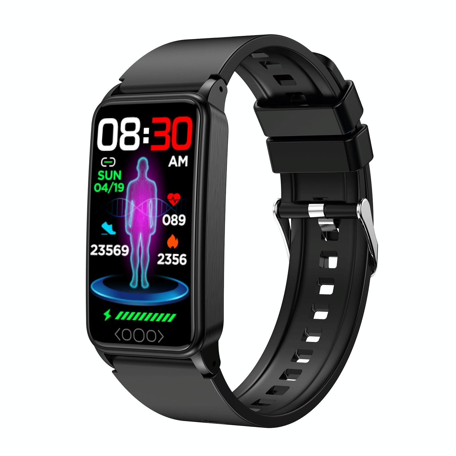 V562-A1024125060DBT-202508281141-00 Uric Acid Blood Lipids And Heart Rate Tracker - Black - Image 1