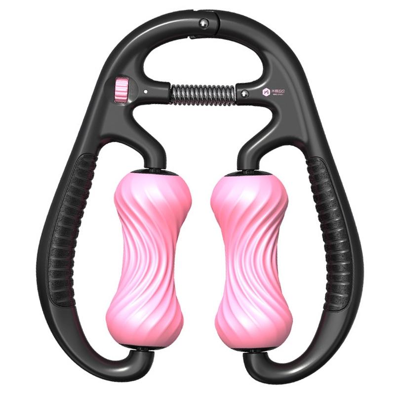 V562-A1031863850DBT-202508292110-00 Mike Spiral Line Foam Roller For Muscle Relaxation - Girl Pink - Image 1
