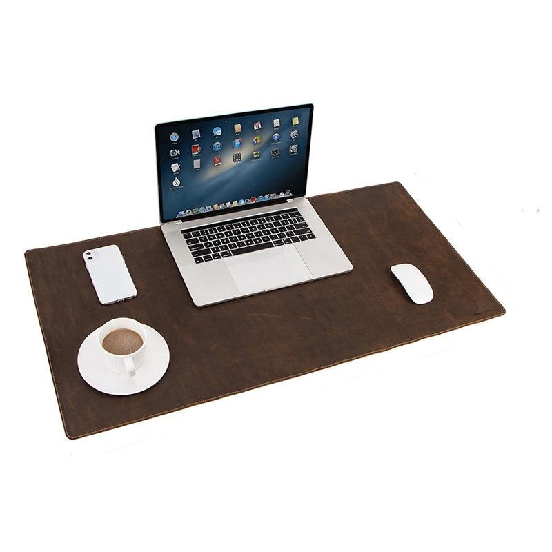 V562-A1042222750DBT-202508272345-00 Retro Crazy Horse Leather Desk Pad Anti Slip - Image 1