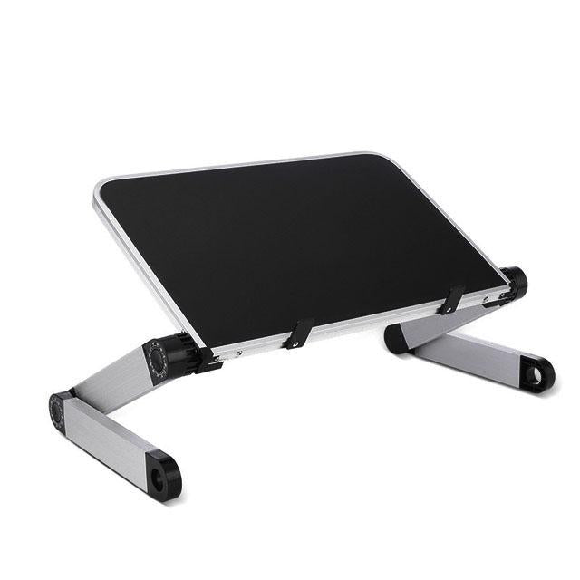 V562-A104497260DBT-202508290340-00 Adjustable Folding Laptop Stand - 360 Degree Rotation Aluminum Alloy - Black - Image 1