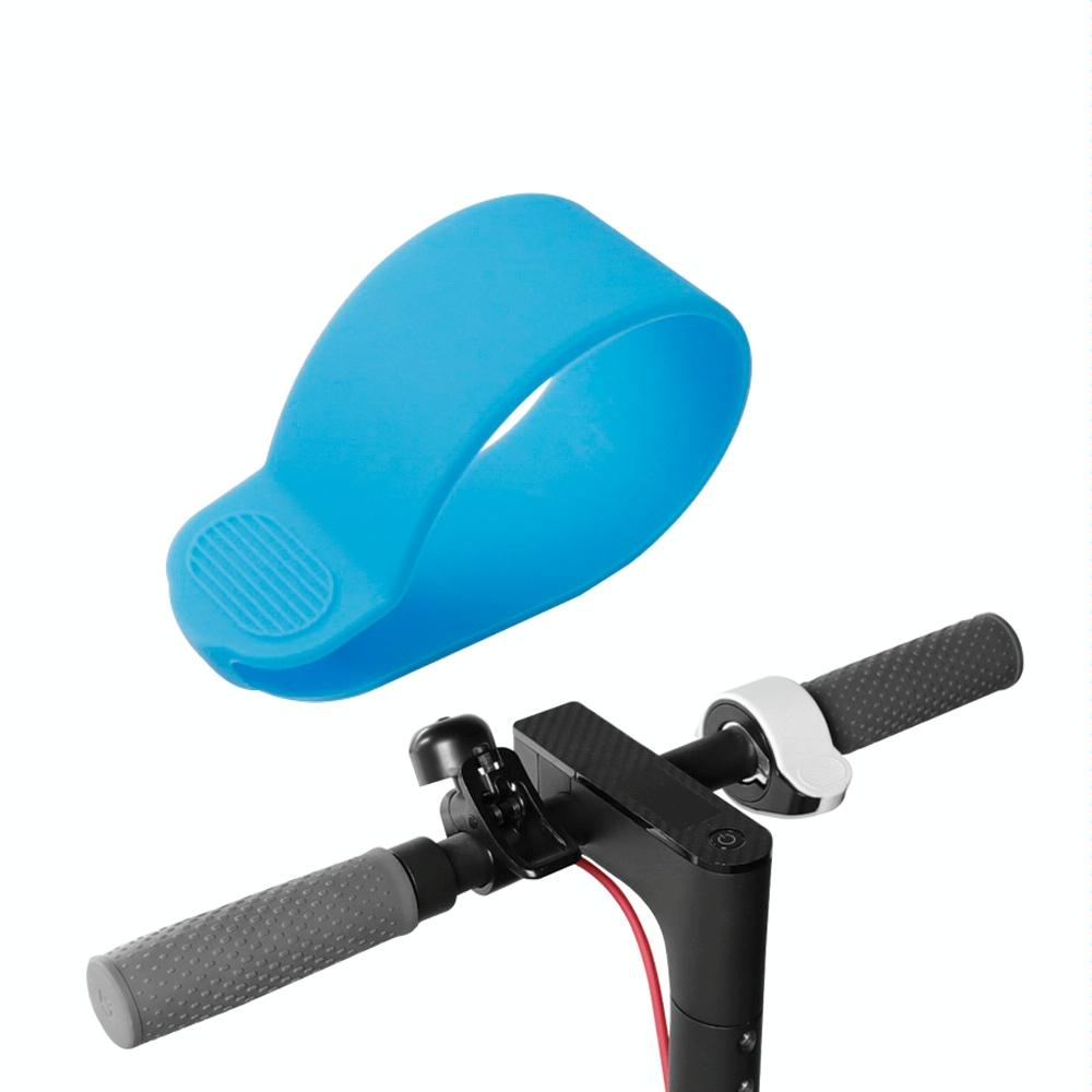 V562-A1046602060DBT-202508271726-00 Silicone Finger Dial Cover for Xiaomi M365 / 1s / Pro & Ninebot Max G30 - Blue Handlebar - Image 1