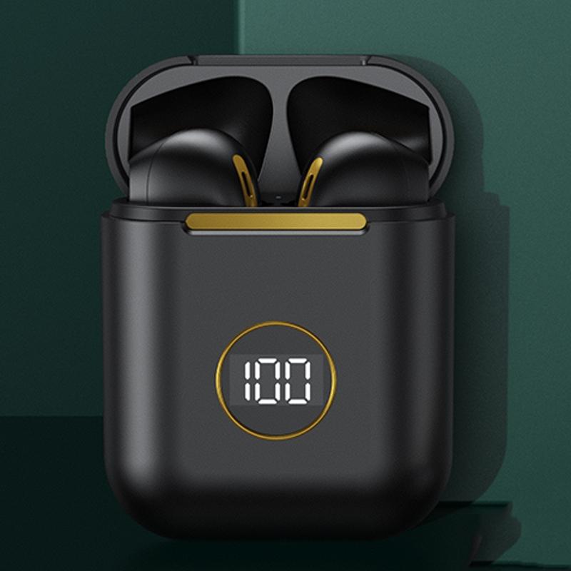 V562-A1048693060DBT-202508280710-00 Wireless Sport Bluetooth Headphones with Led Display and Noise Reduction - Black - Image 1