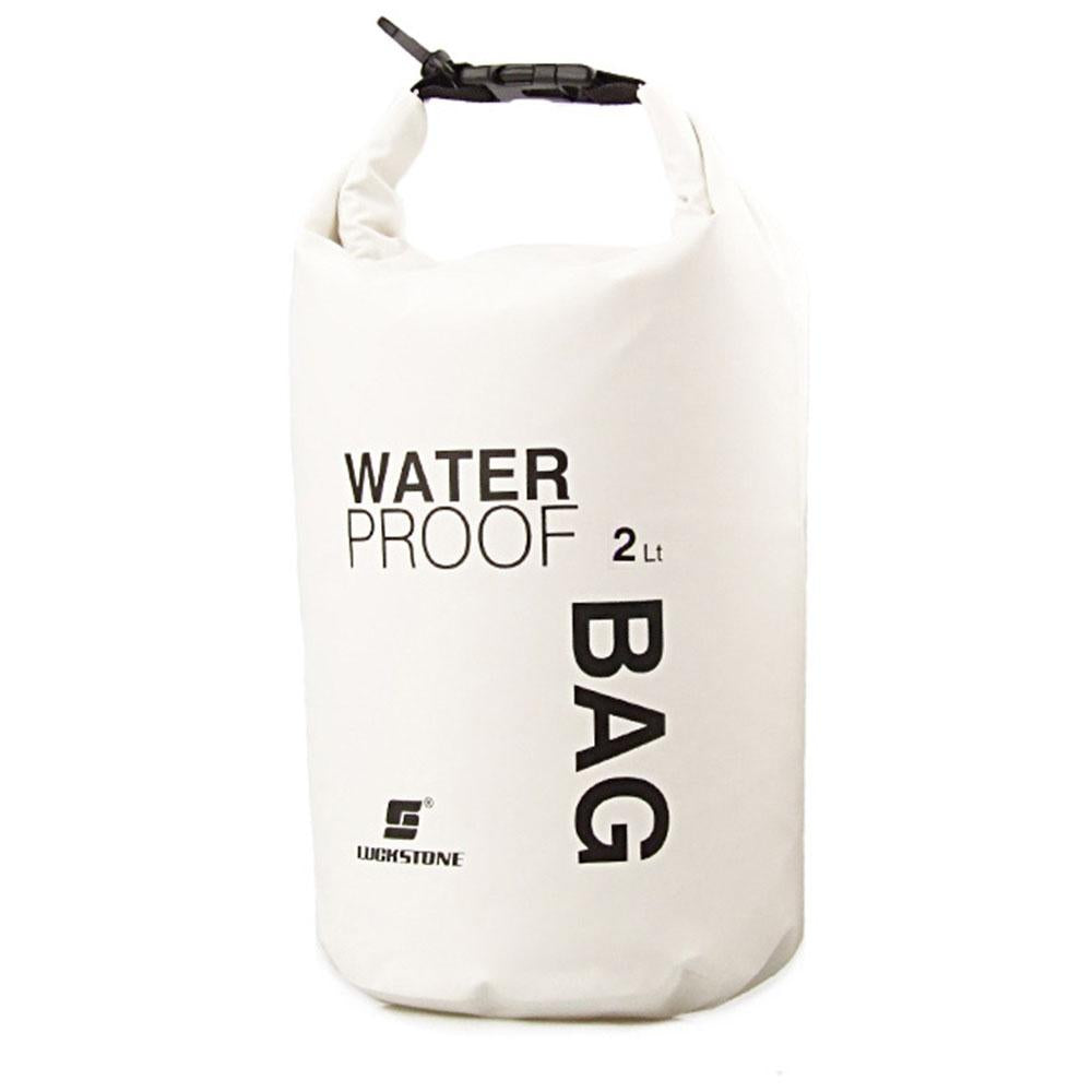 Waterproof Swimming Bag Scratch Resistant Wear Resistant Outdoor Ready - White