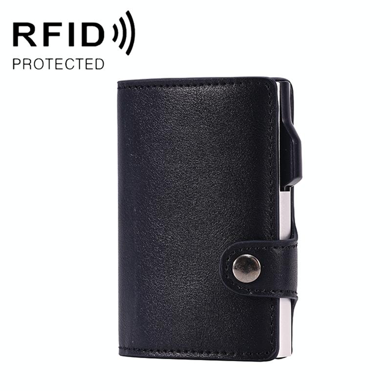 Crazy Horse Pu Card Bag - Anti Magnetic - Fy2405