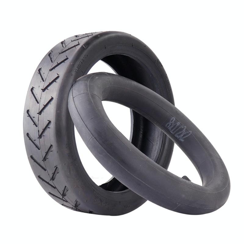 V562-A1064873060DBT-202508271037-00 Xiaomi M365 / Pro Electric Scooter Tires - Inner & Outer Black - Image 1