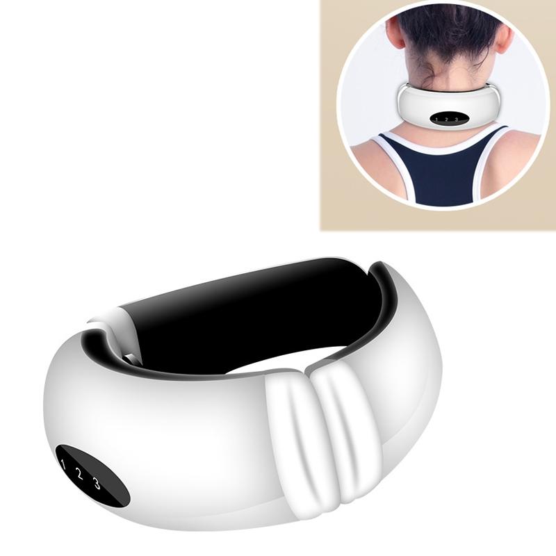 V562-A1071786230DBT-202508272341-00 Rechargeable Neck Massager With Hot Compression Electric Pulse Therapy For Neck Pain Relief - Image 1