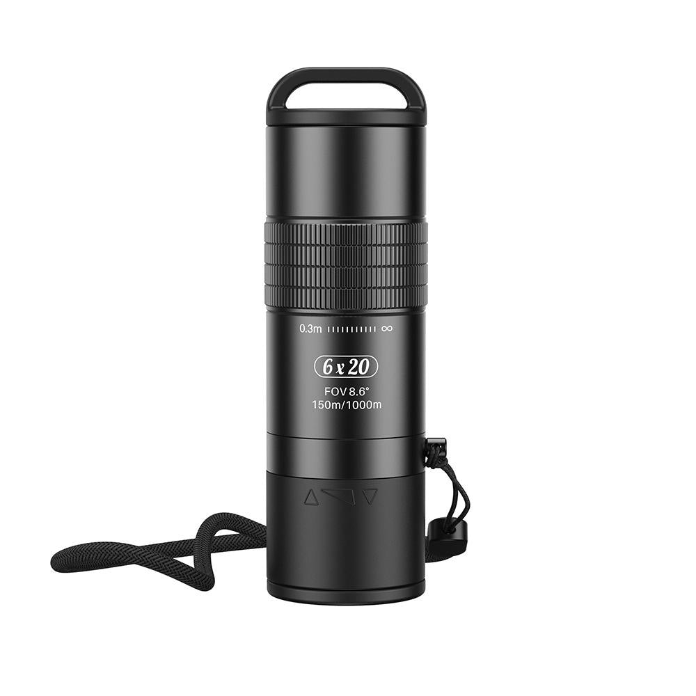 V562-A1076612060DBT-202508271136-00 Closest Focus Monocular For Smartphones - 6X Optics Lens - 0.3M - Black - Image 1