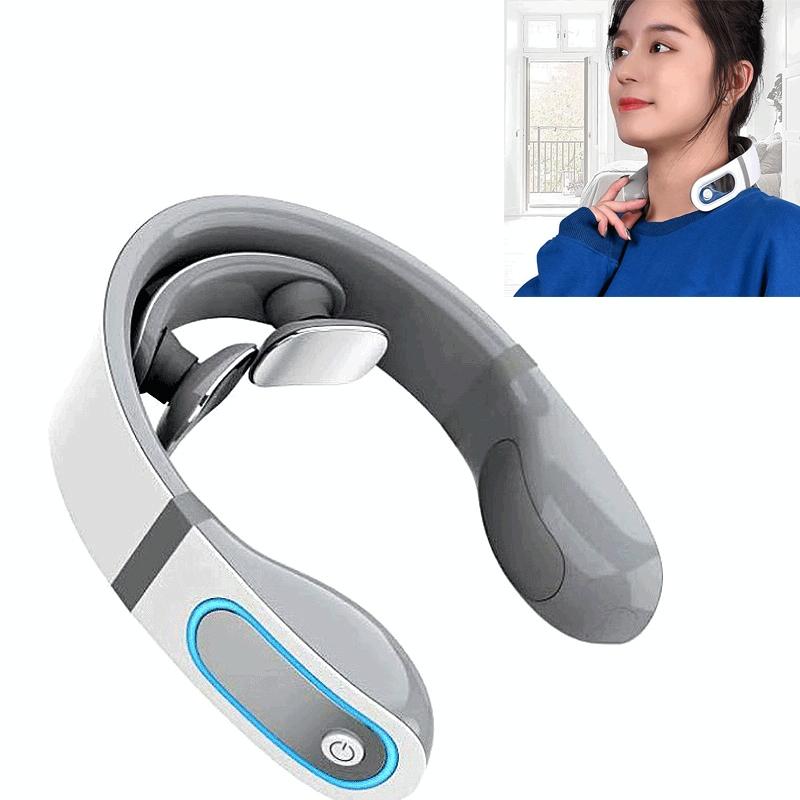 V562-A108940050DBT-202508280241-00 Hot Compress Shoulder & Neck Massager 2 Ends White - Image 1