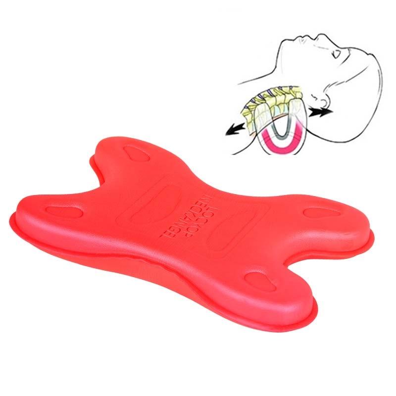 V562-A1095996240DBT-202508292236-00 Portable Neck Pillow For Cervical Spine Stretching Massager Orthosis - Red - Image 1