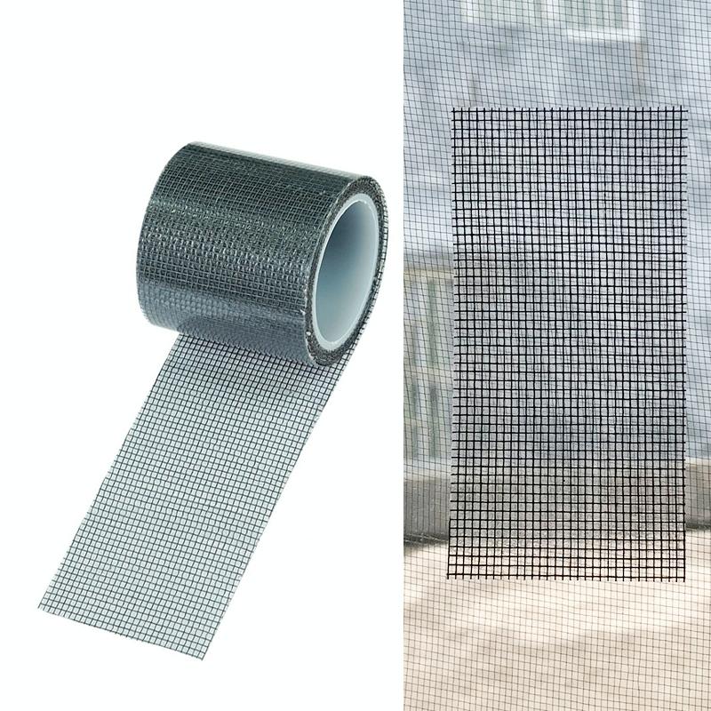 V562-A1097442060DBT-202508282020-00 Anti-mosquito Door Curtain Net for Window Repair - Gray - Image 1