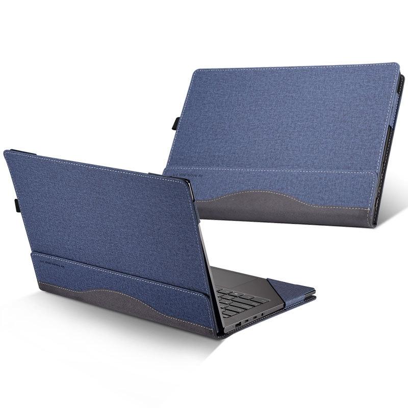 V562-A2048781060DBT-202508290546-00 Yoga 520-14 Laptop Leather Case - Protective - Blue - Image 1