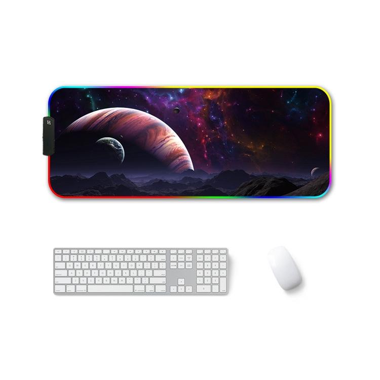 V562-A2118412750DBT-202508291610-00 Rgb Non Slip Mouse Pad With Thermal Transfer - Vast Starry Sky - Image 1