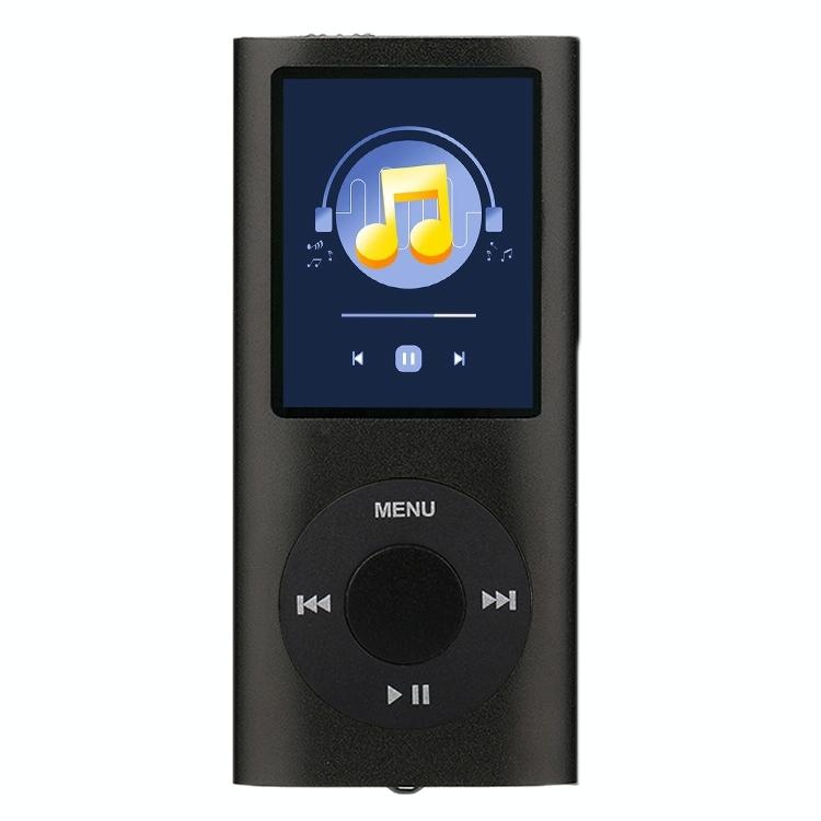 V562-A300390500ADE-202508291221-00 1.8 Inch Metal Mp4 Player + 16G Tf Card + Earphone + Cable - Black - With Earphone+Cable - Image 1