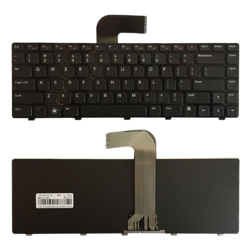V562-B0310BK-202508271917-00 Dell Inspiron 14r N4110 N4050 N5050 M5050 M5040 3330 X501lx502l P17s P18 N4120 M4120 L502x us Keyboard - Black - Image 1