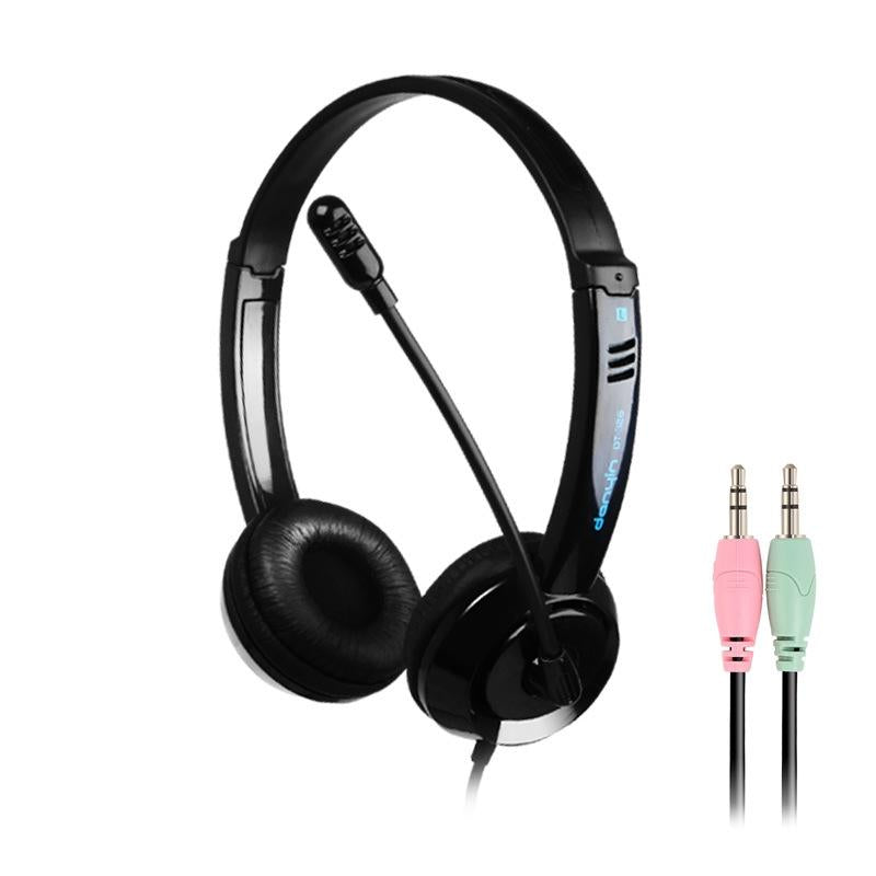 V562-B1003007350DBT-202508292146-00 Head-Mounted Children'S Learning Headset With Mic 1.8M Cable 3.5Mm - Black - Image 1