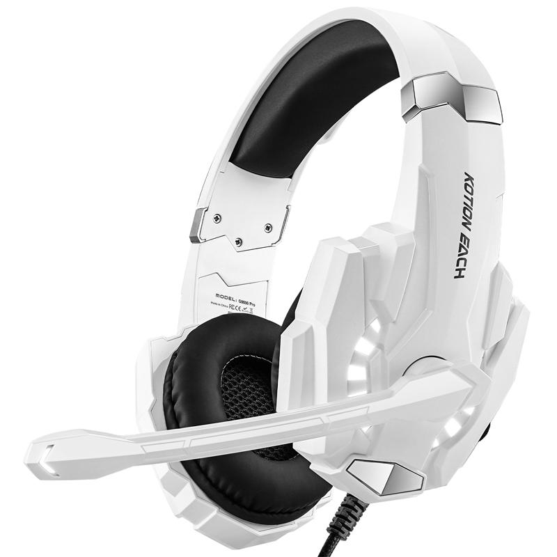 V562-B100644700ADE-202508292216-00 Pro Gaming Headset With Mic 2.1M Cable - Black White - Image 1