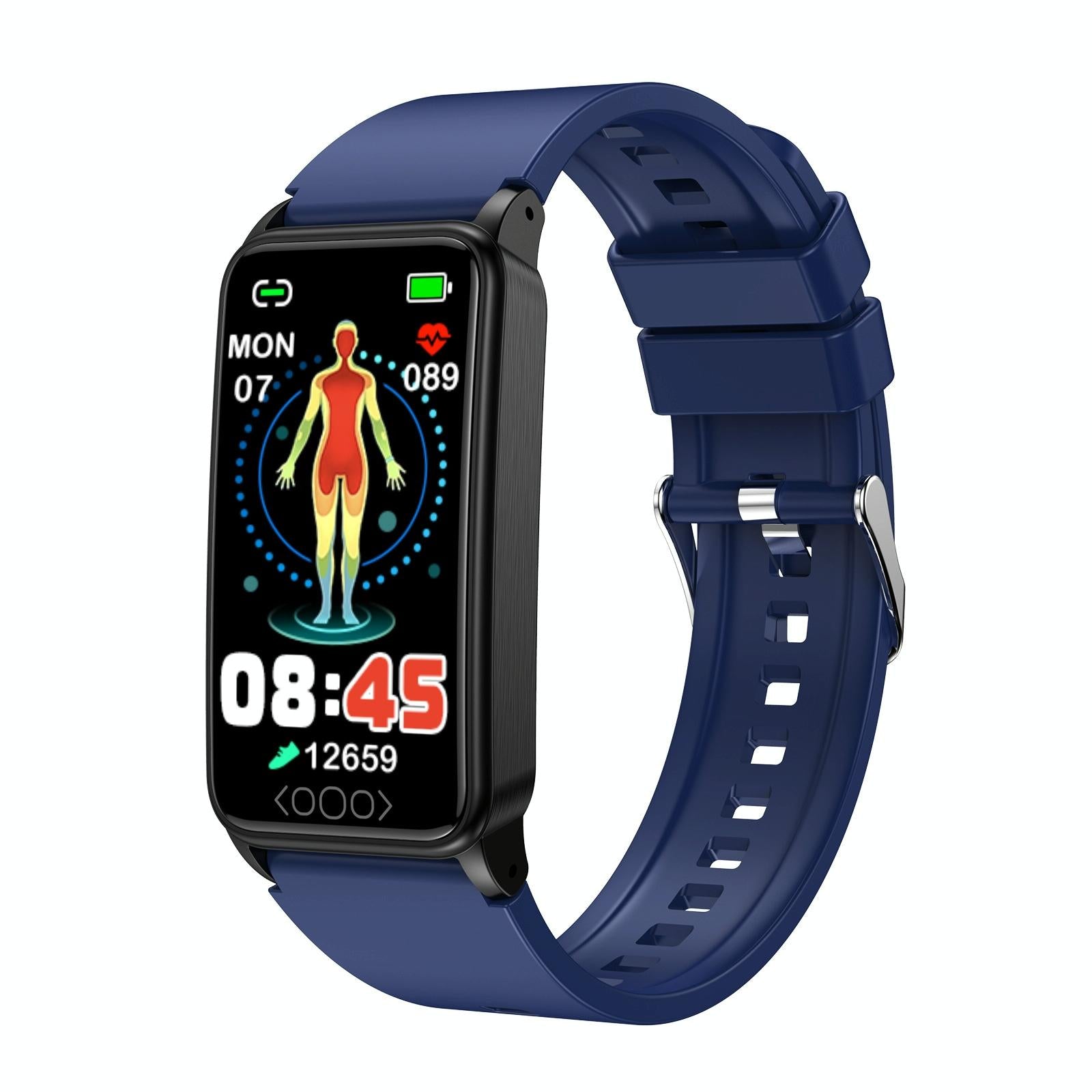 V562-B1024125060DBT-202508281141-00 Uric Acid Blood Lipids And Heart Rate Tracker - Blue - Image 1