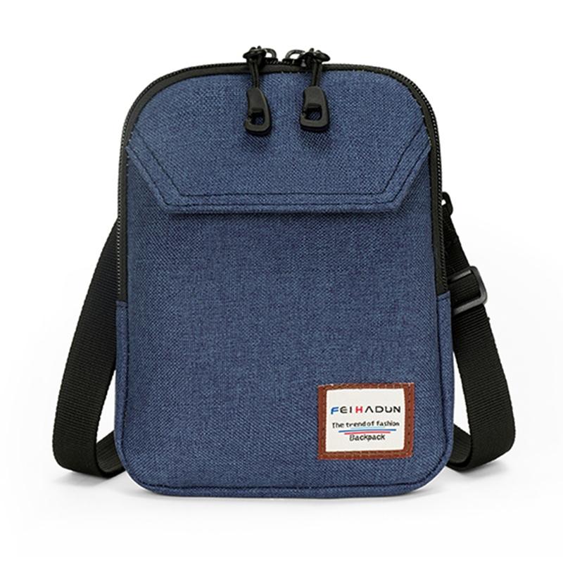 V562-B102884200ADE-202508282315-00 Adjustable Frosted Mobile Phone Bag 19 X 15 X 2Cm - Blue - Image 1