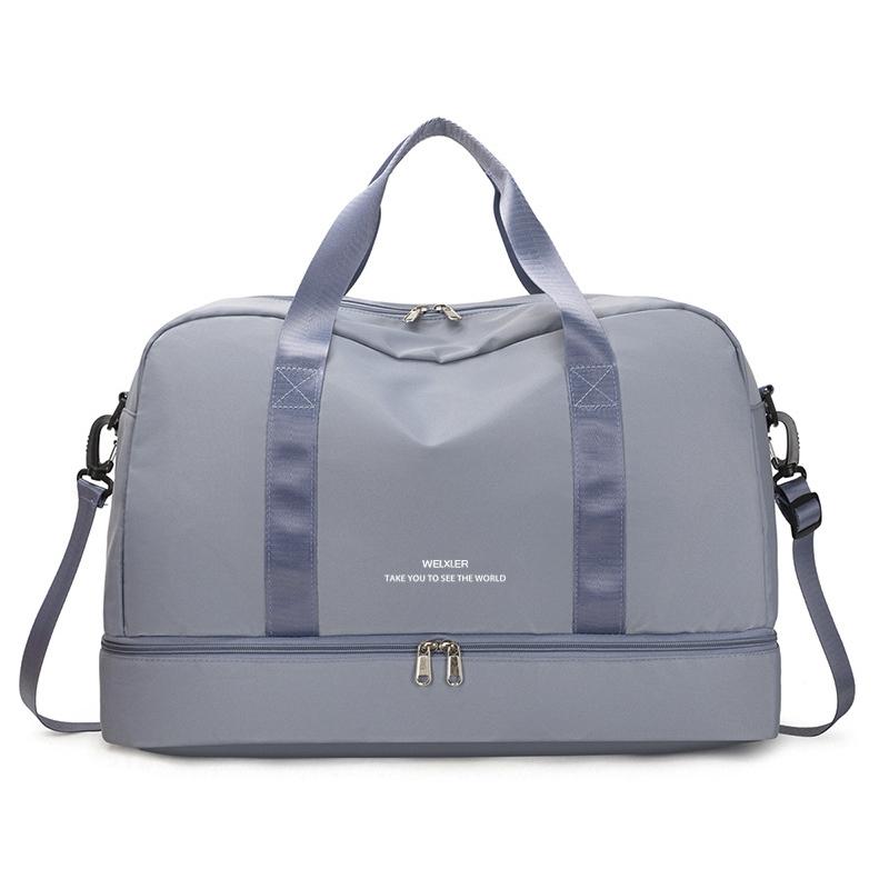 V562-B1042705060DBT-202508291021-00 Lightweight Travel Duffel Bag Large Capacity - Blue - Image 1